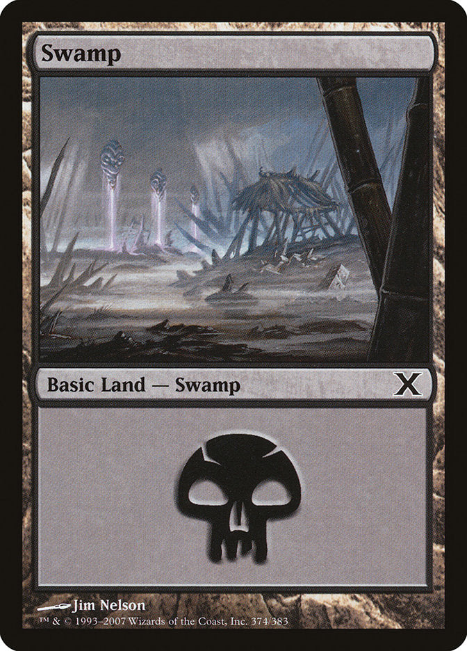 Swamp (374) [Tenth Edition] | Eastridge Sports Cards & Games