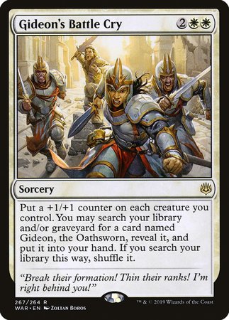 Gideon's Battle Cry [War of the Spark] | Eastridge Sports Cards & Games