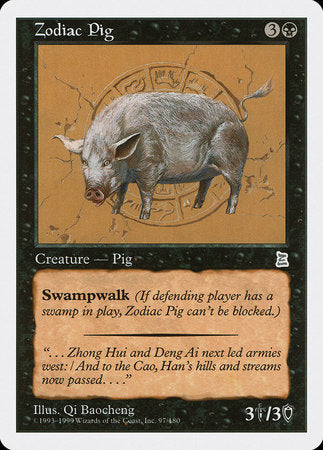 Zodiac Pig [Portal Three Kingdoms] | Eastridge Sports Cards & Games