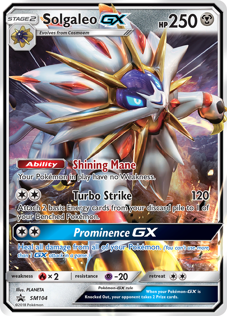 Solgaleo GX (SM104) [Sun & Moon: Black Star Promos] | Eastridge Sports Cards & Games