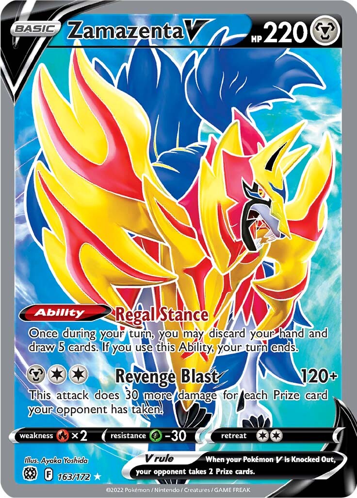 Zamazenta V (163/172) [Sword & Shield: Brilliant Stars] | Eastridge Sports Cards & Games