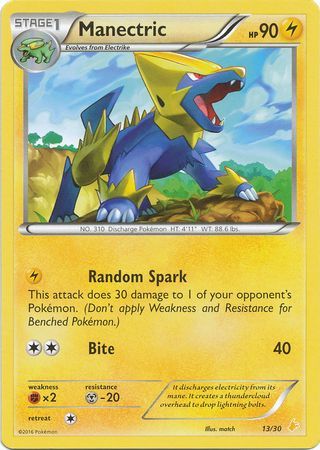 Manectric (13/30) [XY: Trainer Kit 3 - Pikachu Libre] | Eastridge Sports Cards & Games