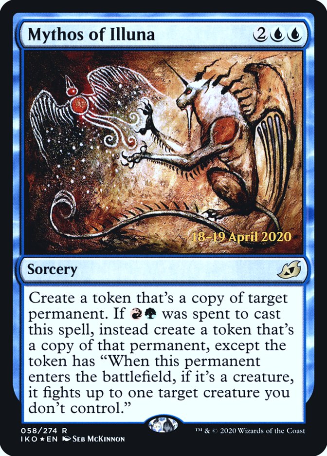 Mythos of Illuna [Ikoria: Lair of Behemoths Prerelease Promos] | Eastridge Sports Cards & Games