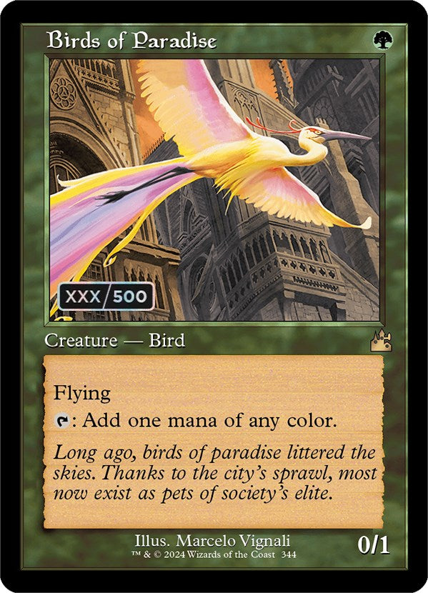 Birds of Paradise (Retro) (Serialized) [Ravnica Remastered] | Eastridge Sports Cards & Games