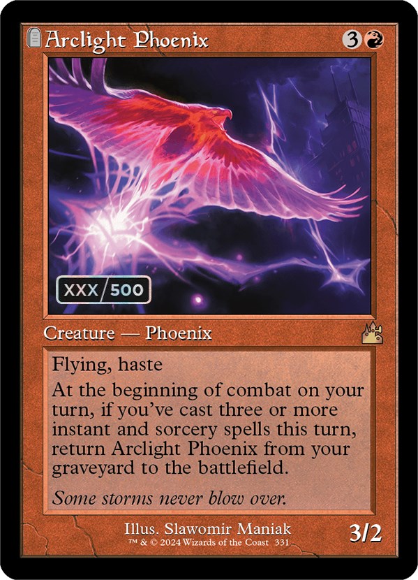 Arclight Phoenix (Retro) (Serialized) [Ravnica Remastered] | Eastridge Sports Cards & Games