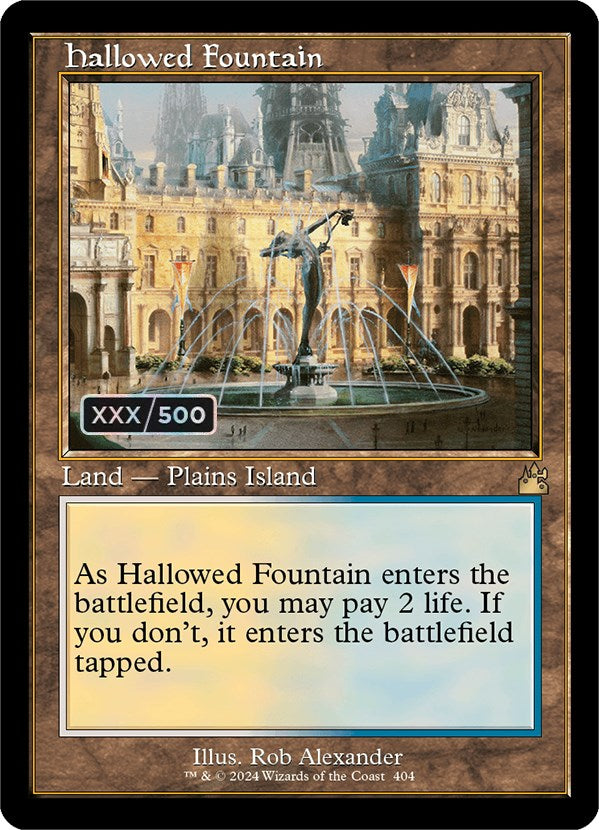 Hallowed Fountain (Retro) (Serialized) [Ravnica Remastered] | Eastridge Sports Cards & Games