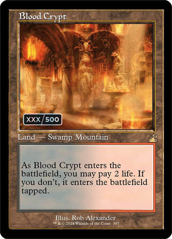 Blood Crypt (Retro) (Serialized) [Ravnica Remastered] | Eastridge Sports Cards & Games