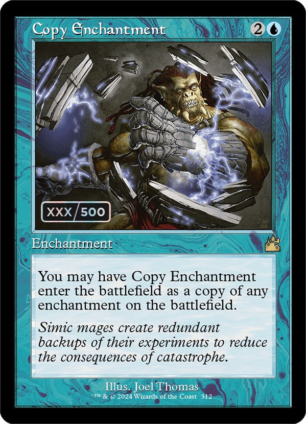 Copy Enchantment (Retro) (Serialized) [Ravnica Remastered] | Eastridge Sports Cards & Games
