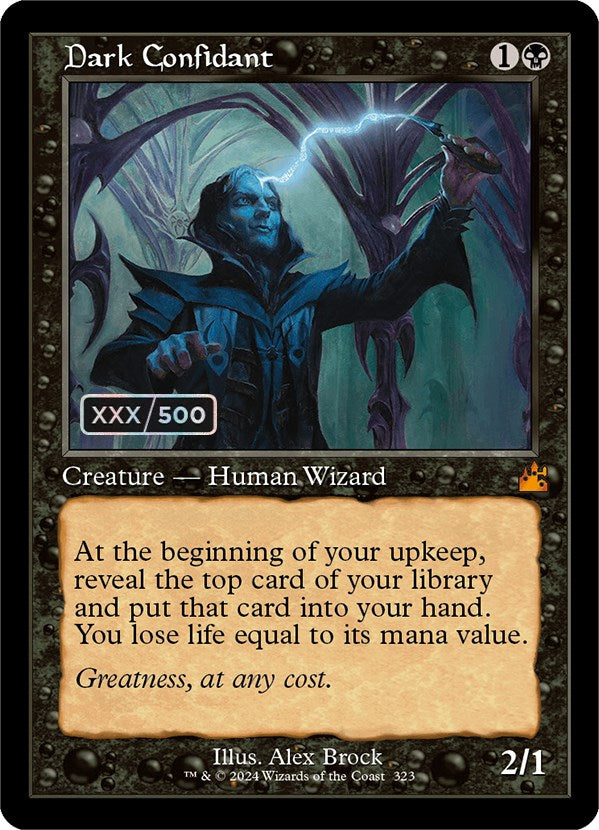 Dark Confidant (Retro) (Serialized) [Ravnica Remastered] | Eastridge Sports Cards & Games