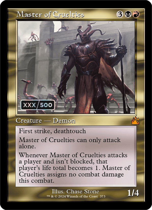 Master of Cruelties (Retro) (Serialized) [Ravnica Remastered] | Eastridge Sports Cards & Games