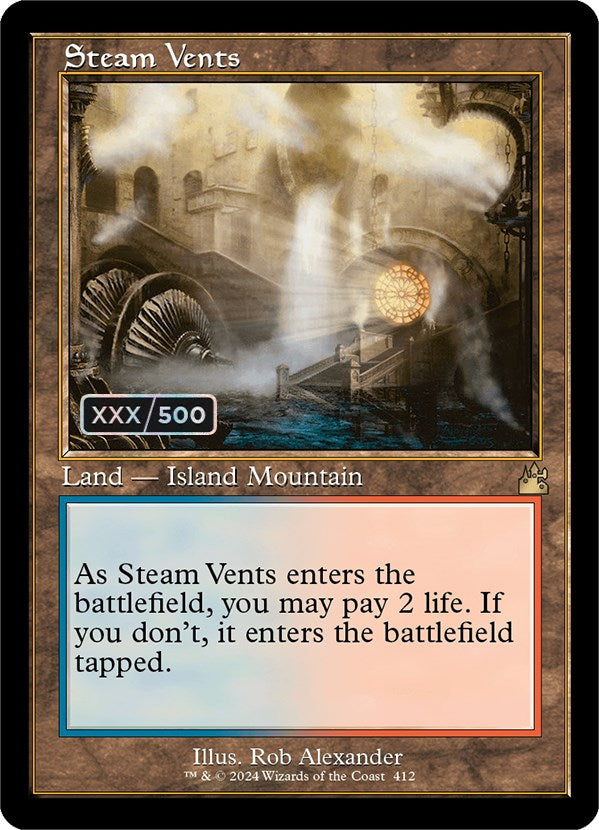 Steam Vents (Retro) (Serialized) [Ravnica Remastered] | Eastridge Sports Cards & Games