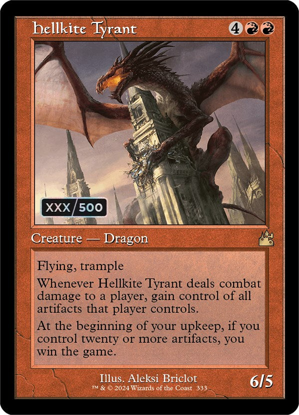 Hellkite Tyrant (Retro) (Serialized) [Ravnica Remastered] | Eastridge Sports Cards & Games