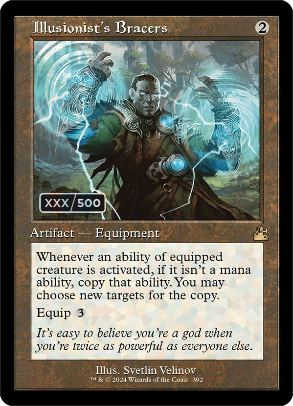 Illusionist's Bracers (Retro) (Serialized) [Ravnica Remastered] | Eastridge Sports Cards & Games