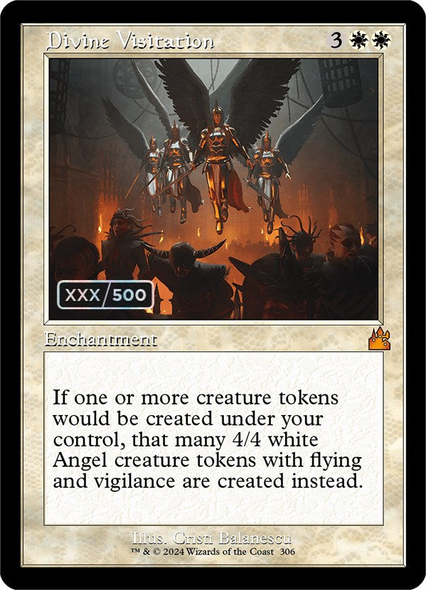 Divine Visitation (Retro) (Serialized) [Ravnica Remastered] | Eastridge Sports Cards & Games