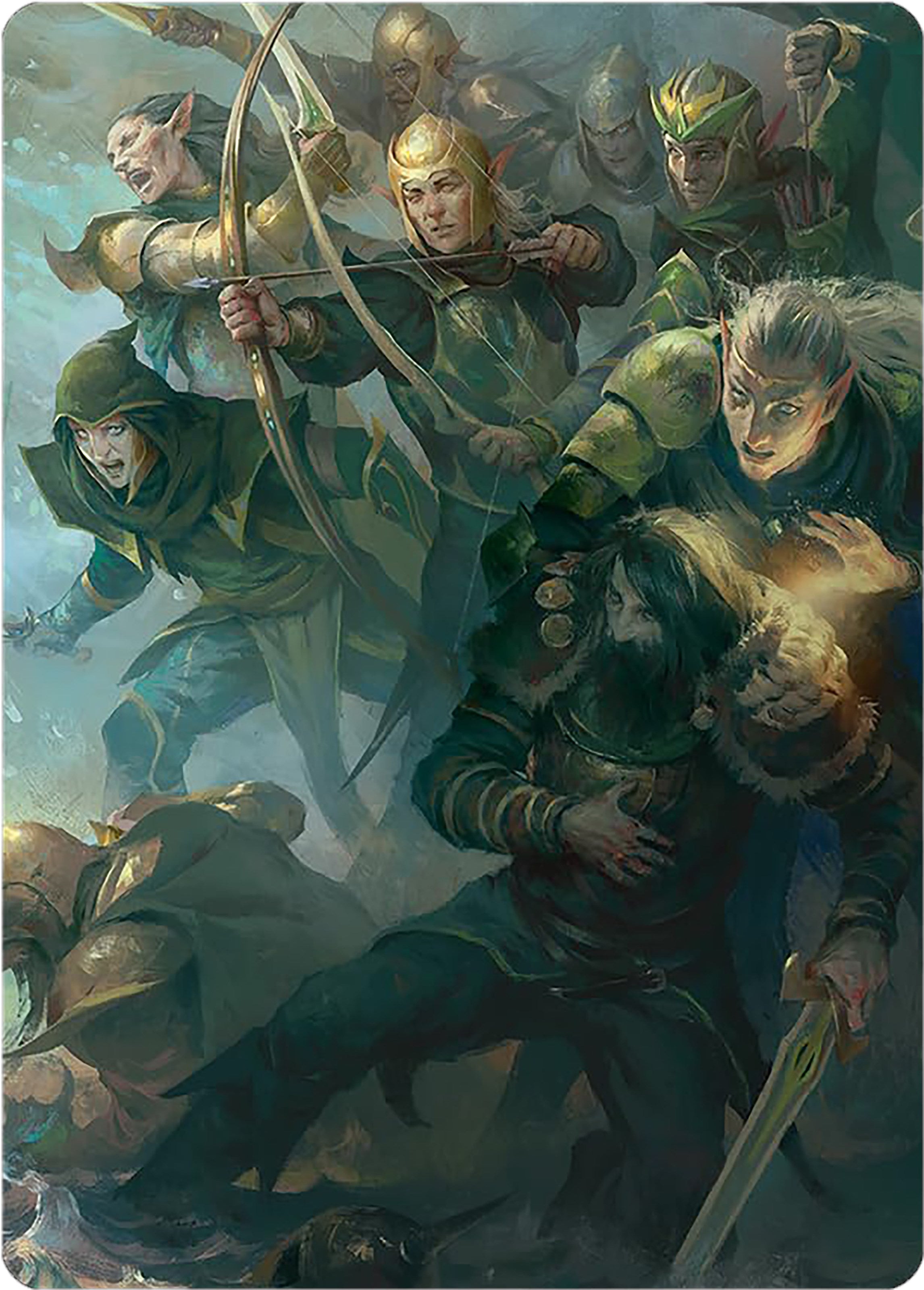 Galadhrim Brigade Art Card [The Lord of the Rings: Tales of Middle-earth Art Series] | Eastridge Sports Cards & Games