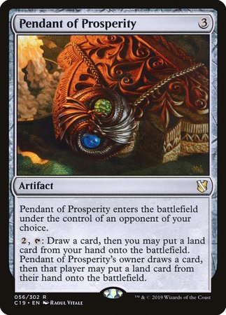 Pendant of Prosperity [Commander 2019] | Eastridge Sports Cards & Games