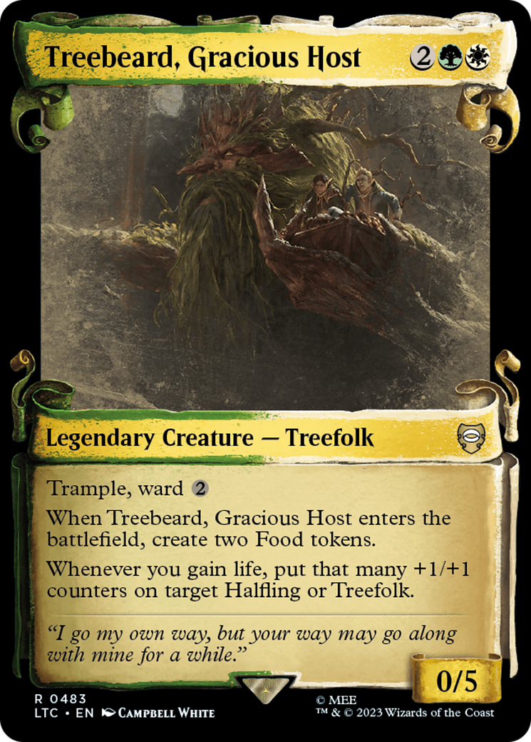 Treebeard, Gracious Host [The Lord of the Rings: Tales of Middle-Earth Commander Showcase Scrolls] | Eastridge Sports Cards & Games