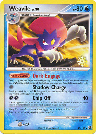 Weavile (40/132) [Countdown Calendar Promos] | Eastridge Sports Cards & Games