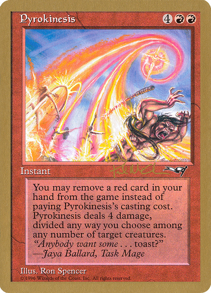 Pyrokinesis (Paul McCabe) [World Championship Decks 1997] | Eastridge Sports Cards & Games