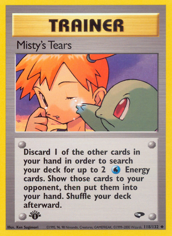 Misty's Tears (118/132) [Gym Challenge 1st Edition] | Eastridge Sports Cards & Games