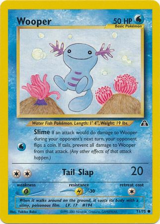 Wooper (71/75) [Neo Discovery Unlimited] | Eastridge Sports Cards & Games