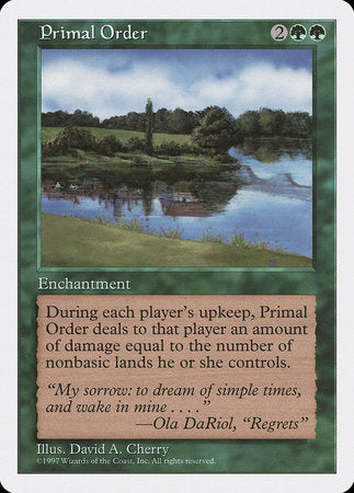 Primal Order [Fifth Edition] | Eastridge Sports Cards & Games
