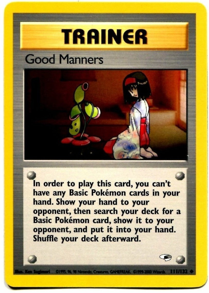 Good Manners (111/132) [Gym Heroes Unlimited] | Eastridge Sports Cards & Games