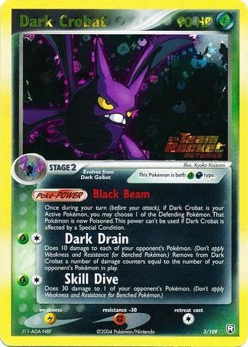 Dark Crobat (3/109) (Stamped) [EX: Team Rocket Returns] | Eastridge Sports Cards & Games