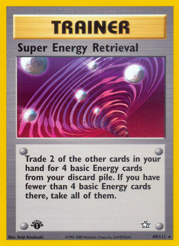 Super Energy Retrieval (89/111) [Neo Genesis 1st Edition] | Eastridge Sports Cards & Games