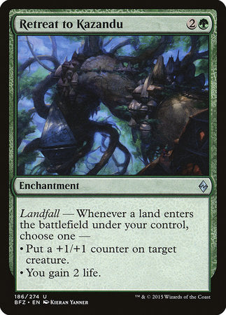 Retreat to Kazandu [Battle for Zendikar] | Eastridge Sports Cards & Games