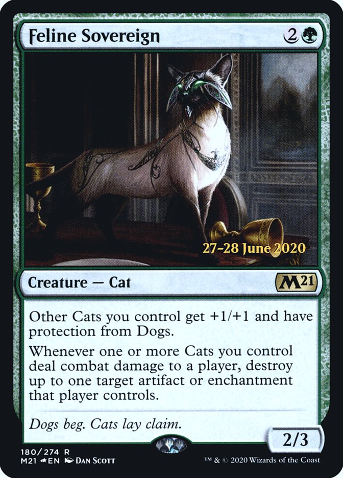 Feline Sovereign  [Core Set 2021 Prerelease Promos] | Eastridge Sports Cards & Games