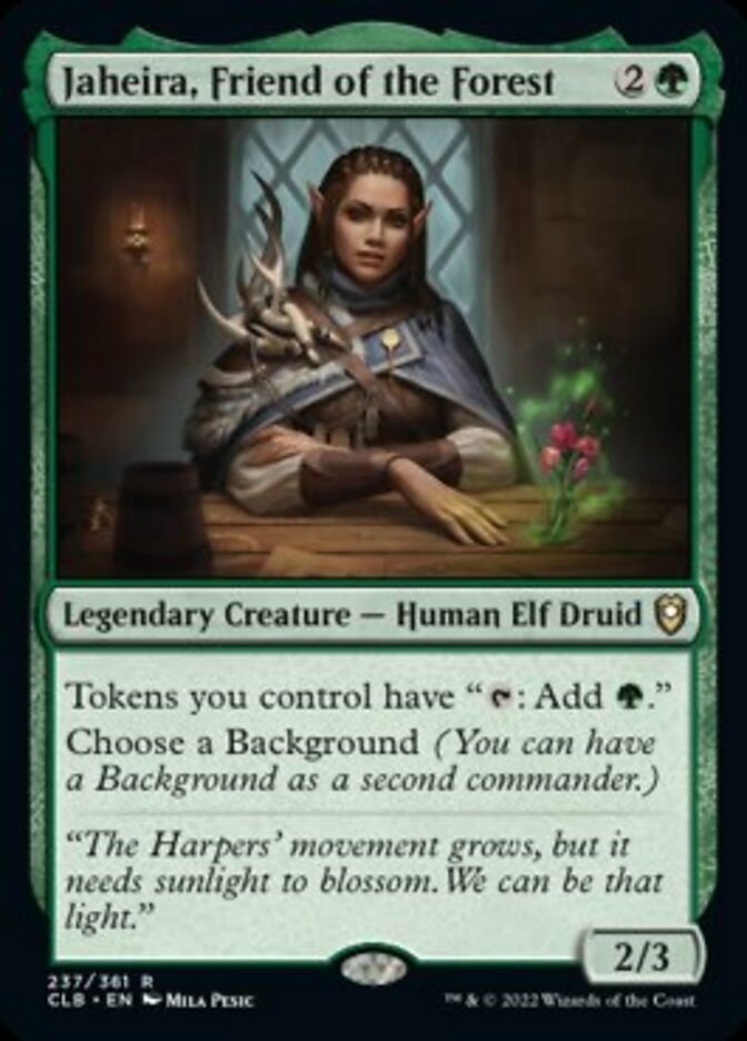 Jaheira, Friend of the Forest [Commander Legends: Battle for Baldur's Gate] | Eastridge Sports Cards & Games
