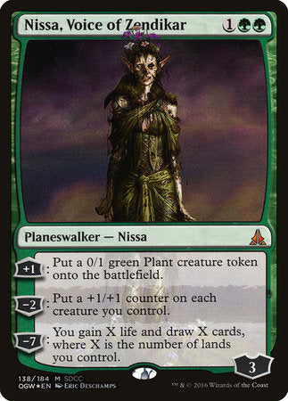 Nissa, Voice of Zendikar SDCC 2016 EXCLUSIVE [San Diego Comic-Con 2016] | Eastridge Sports Cards & Games