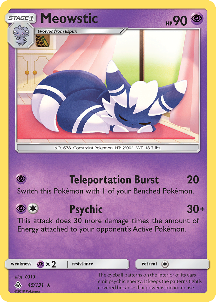 Meowstic (45/131) [Sun & Moon: Forbidden Light] | Eastridge Sports Cards & Games