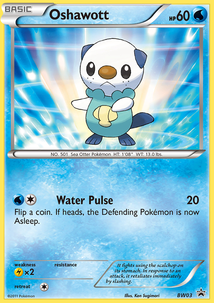 Oshawott (BW03) [Black & White: Black Star Promos] | Eastridge Sports Cards & Games