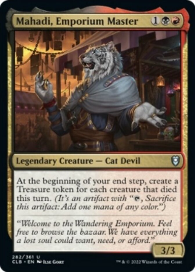 Mahadi, Emporium Master [Commander Legends: Battle for Baldur's Gate] | Eastridge Sports Cards & Games