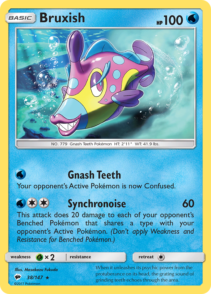 Bruxish (38/147) [Sun & Moon: Burning Shadows] | Eastridge Sports Cards & Games