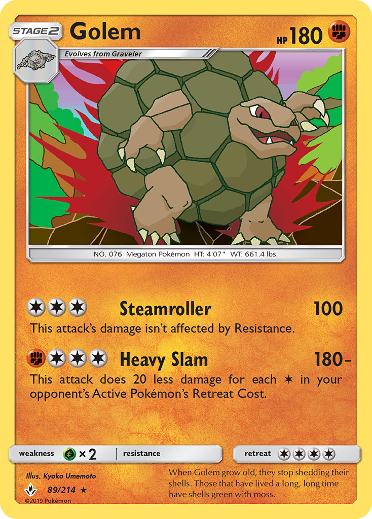 Golem (89/214) [Sun & Moon: Unbroken Bonds] | Eastridge Sports Cards & Games