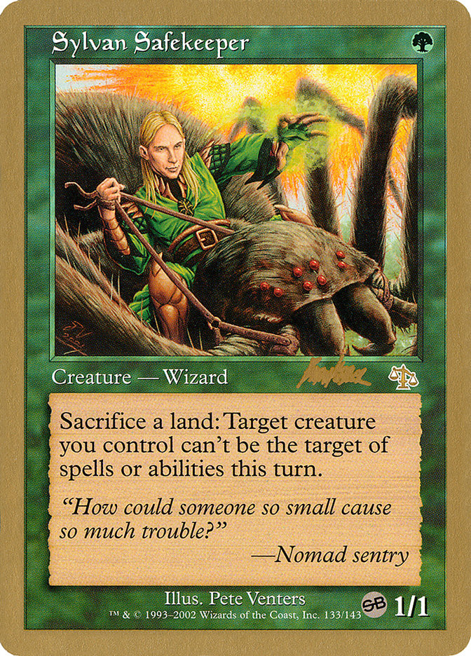 Sylvan Safekeeper (Brian Kibler) (SB) [World Championship Decks 2002] | Eastridge Sports Cards & Games