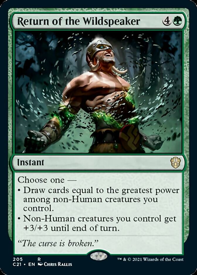Return of the Wildspeaker [Commander 2021] | Eastridge Sports Cards & Games