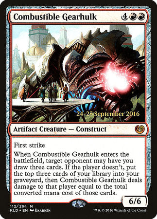 Combustible Gearhulk [Kaladesh Promos] | Eastridge Sports Cards & Games