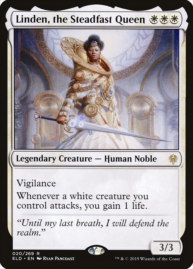 Linden, the Steadfast Queen [Throne of Eldraine] | Eastridge Sports Cards & Games