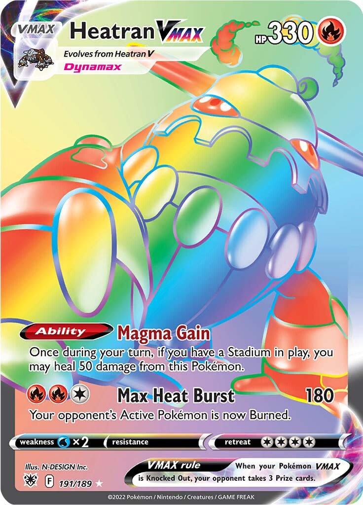 Heatran VMAX (191/189) [Sword & Shield: Astral Radiance] | Eastridge Sports Cards & Games