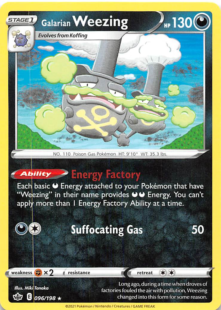 Galarian Weezing (096/198) [Sword & Shield: Chilling Reign] | Eastridge Sports Cards & Games