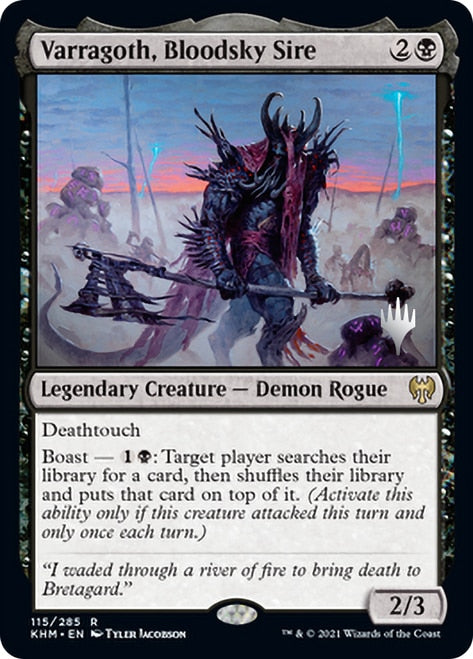 Varragoth, Bloodsky Sire [Kaldheim Promo Pack] | Eastridge Sports Cards & Games