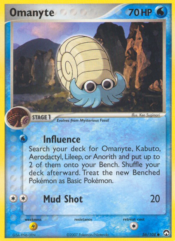 Omanyte (56/108) [EX: Power Keepers] | Eastridge Sports Cards & Games