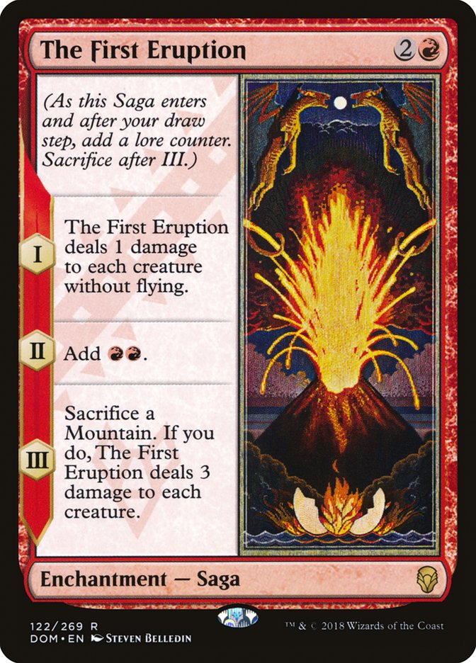 The First Eruption [Dominaria] | Eastridge Sports Cards & Games