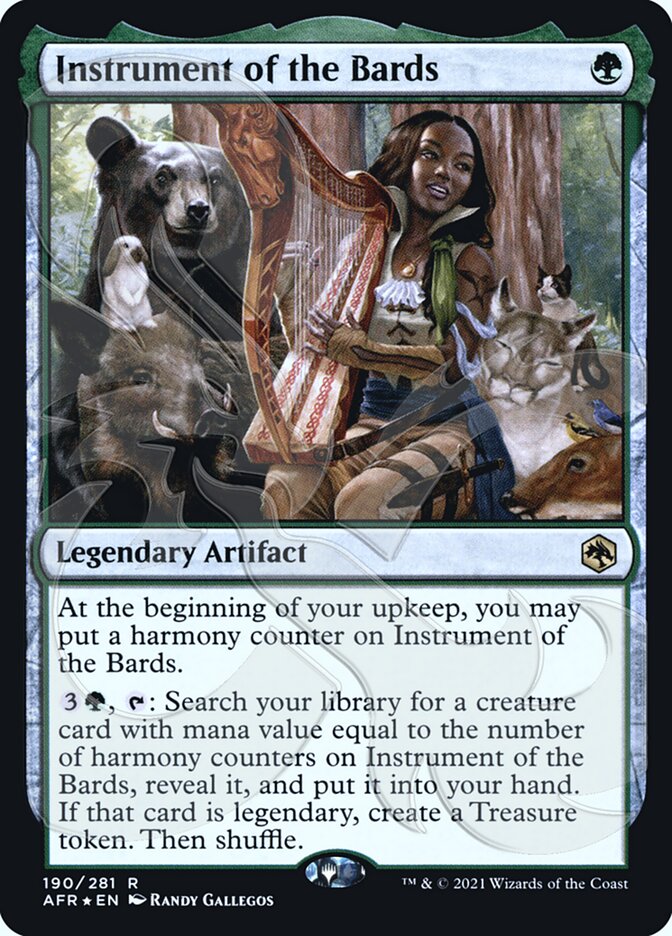 Instrument of the Bards (Ampersand Promo) [Dungeons & Dragons: Adventures in the Forgotten Realms Promos] | Eastridge Sports Cards & Games