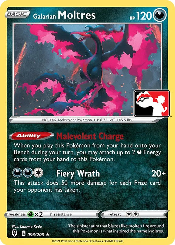 Galarian Moltres (093/203) [Prize Pack Series One] | Eastridge Sports Cards & Games