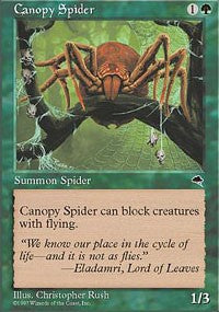 Canopy Spider [Tempest] | Eastridge Sports Cards & Games